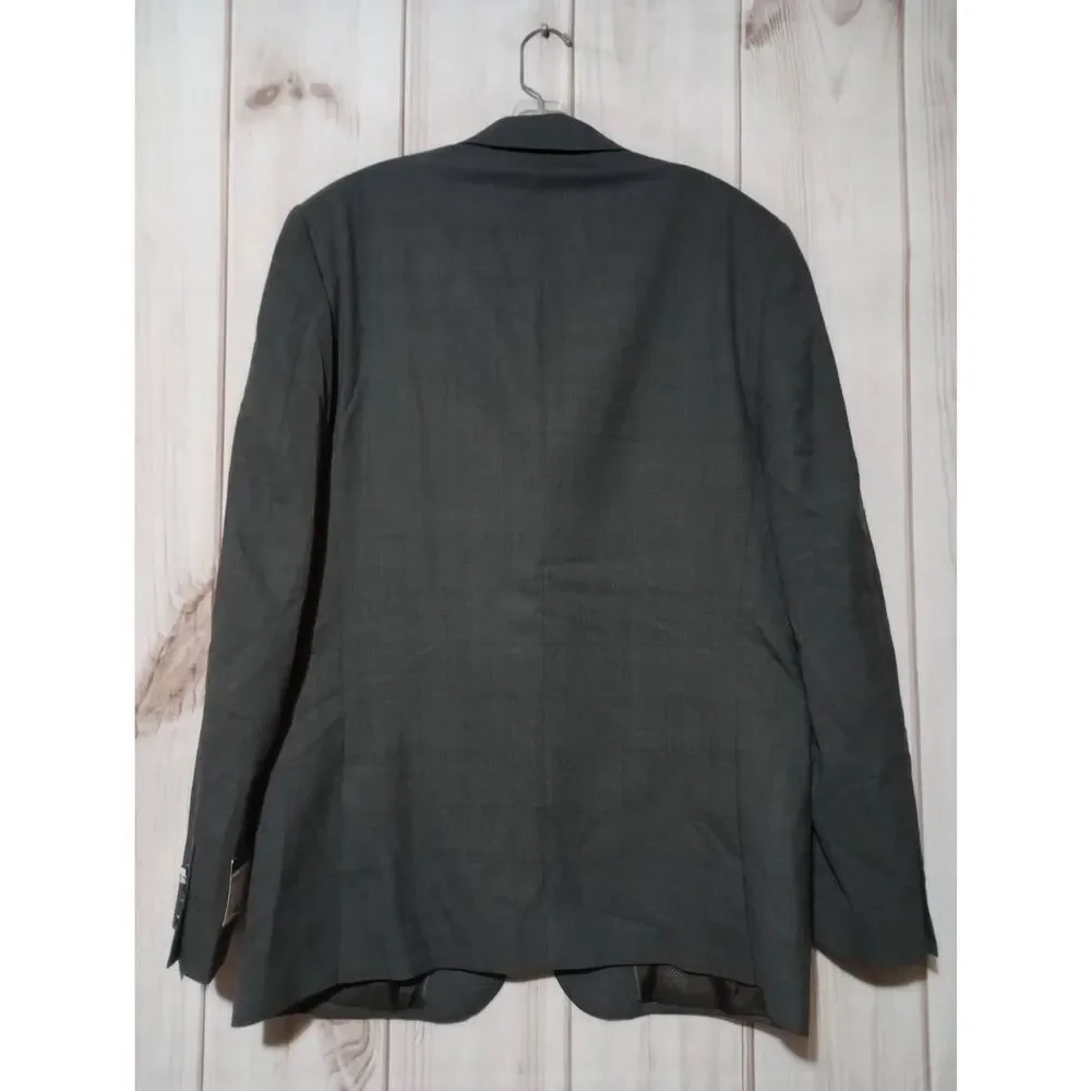 Bar III Blazer Men's 42 Long Gray Wool Blend Stretch‎